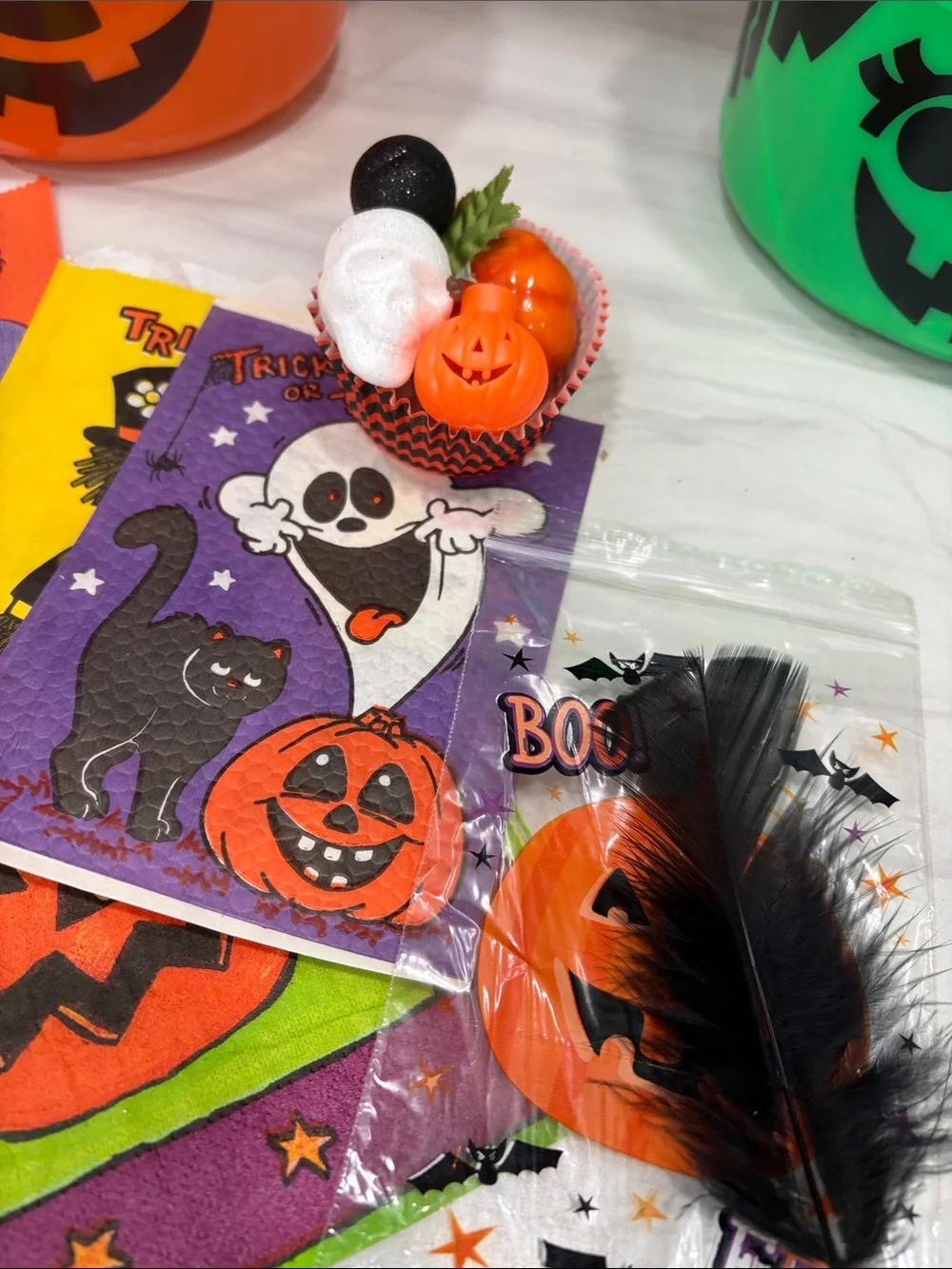 McDonald’s Vintage Halloween Pumpkin Bucket Craft Kit